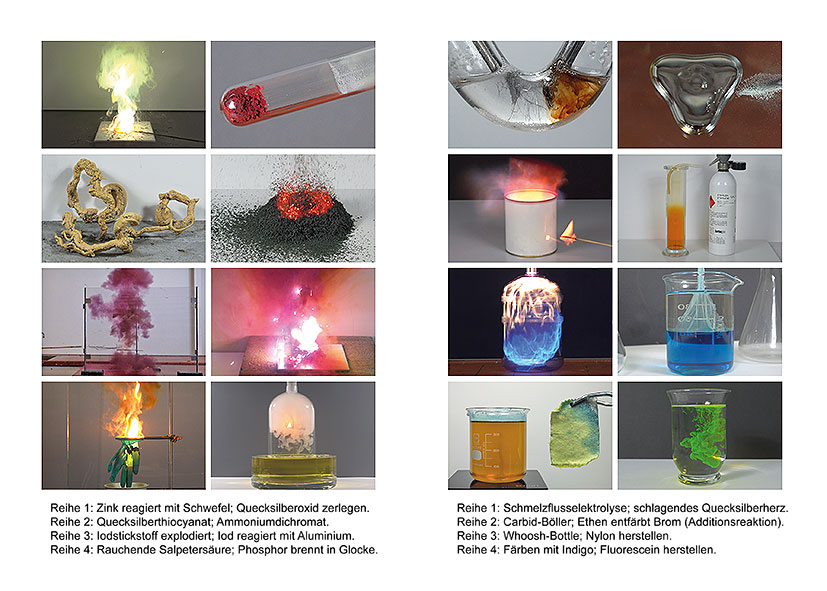 Chemische Phänomene erleben - Werbeflyer